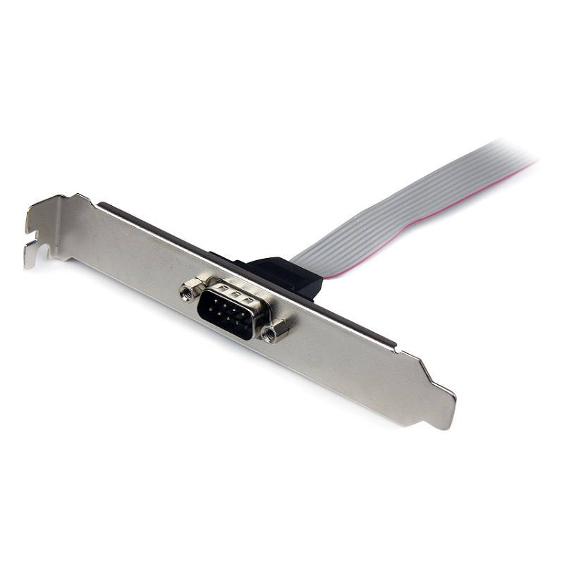 StarTech PLATE9M16 16in (40cm) 9 Pin Serial Male to 10 Pin Motherboard Header Slot Plate
